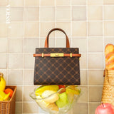 Popular Buckle Strap Embellished Leather Handbags