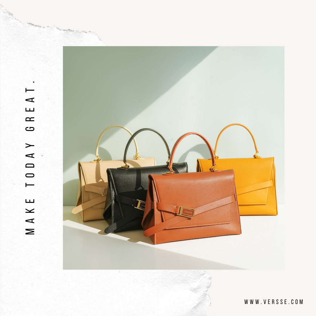 A positive, energetic and very attention-grabbing color. Enrich your life  today with VERSSE orange handbag! #versse #verssebags #crossbod... |  Instagram